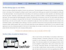 Tablet Screenshot of bestbettingapps.info